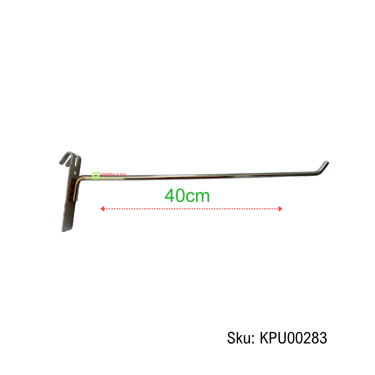 246 Gancho De Metal Para Mallas 40cm - Imagen 1