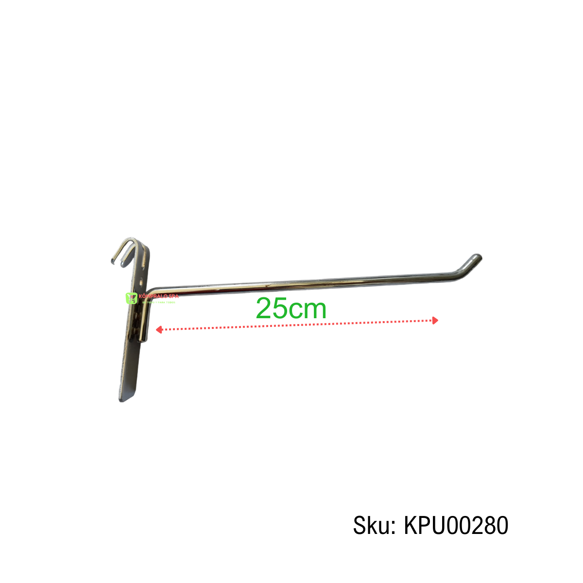 85 Gancho De Metal Para Mallas 25cm - Imagen 1