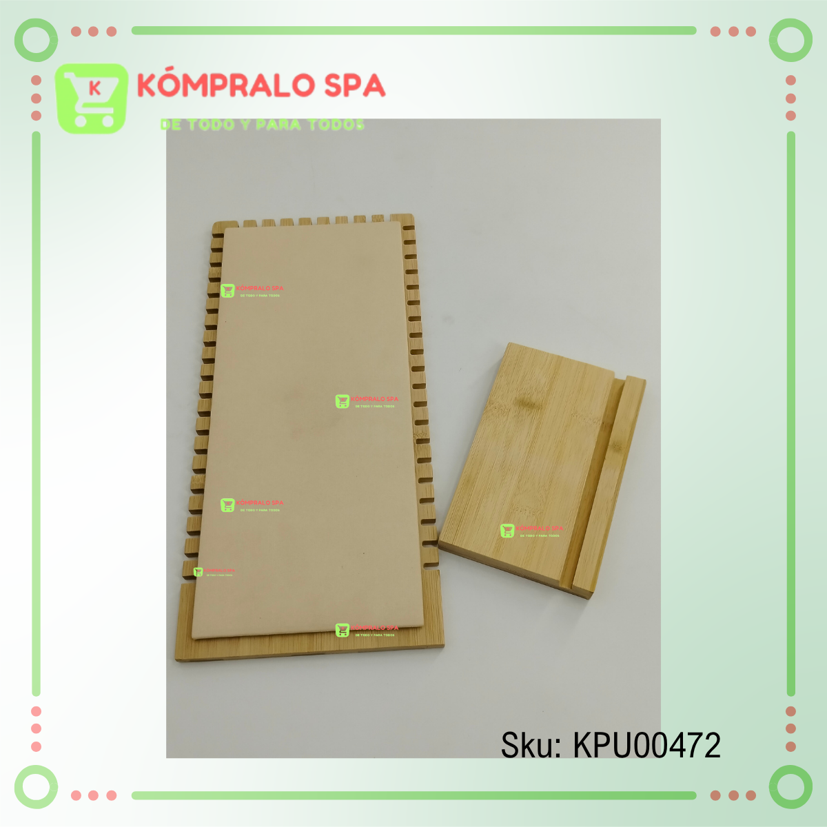 68 Exhibidor De Collar Madera 20 Niveles Terciopelo Beige 39cm ZNG - Imagen 5