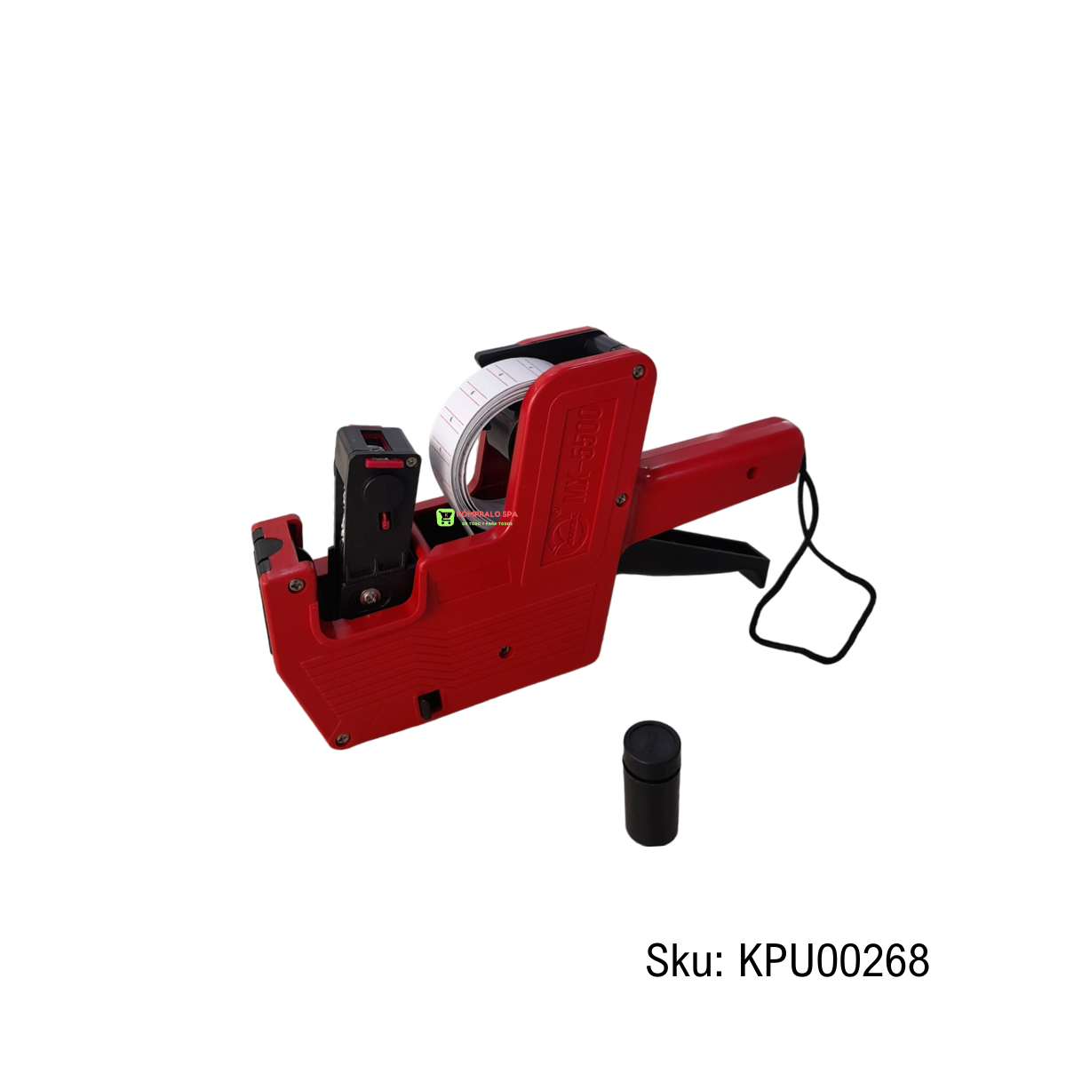 62 Maquina Etiquetadora De Precios Mx550 Roja - Imagen 1
