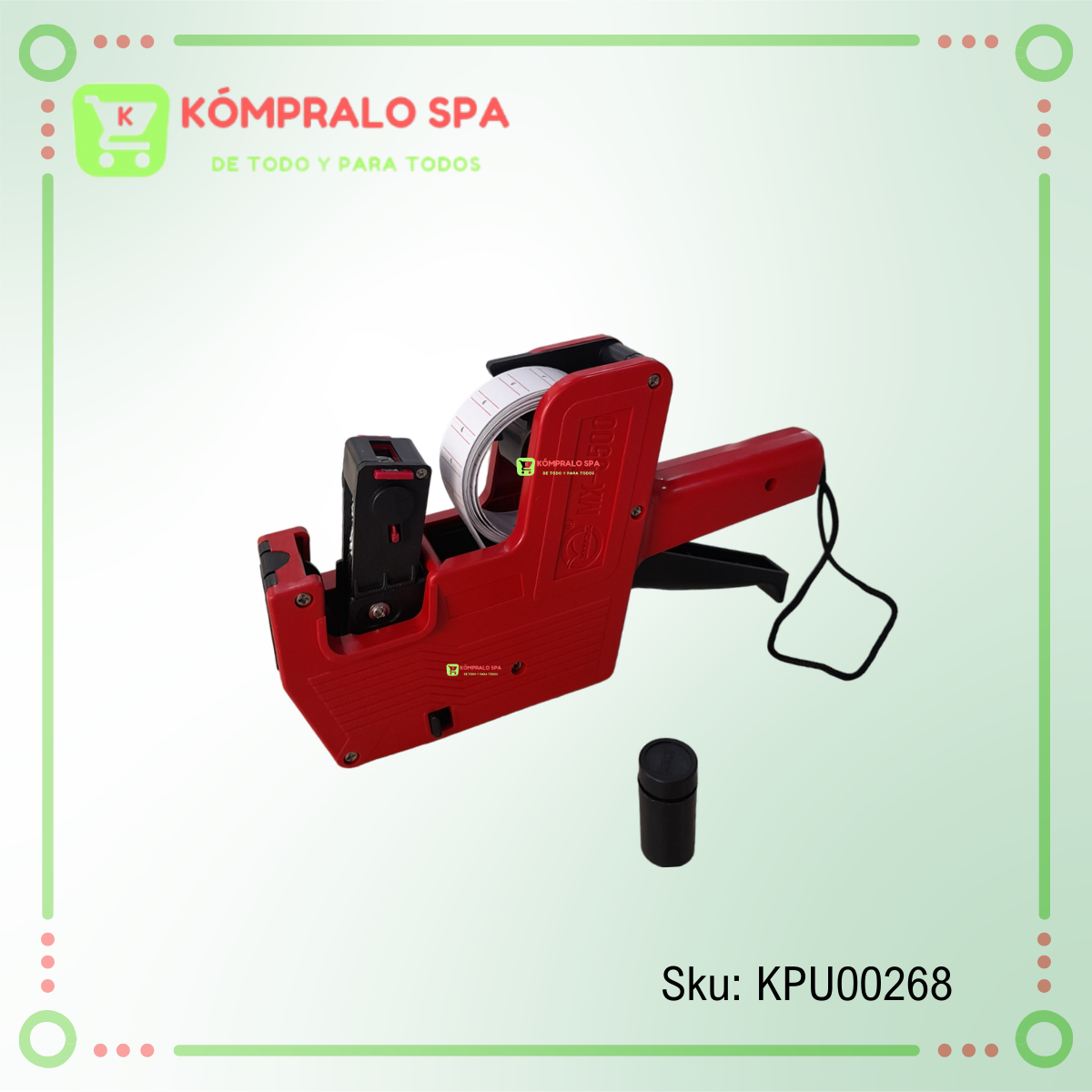 63 Maquina Etiquetadora De Precios Mx550 Roja - Imagen 3