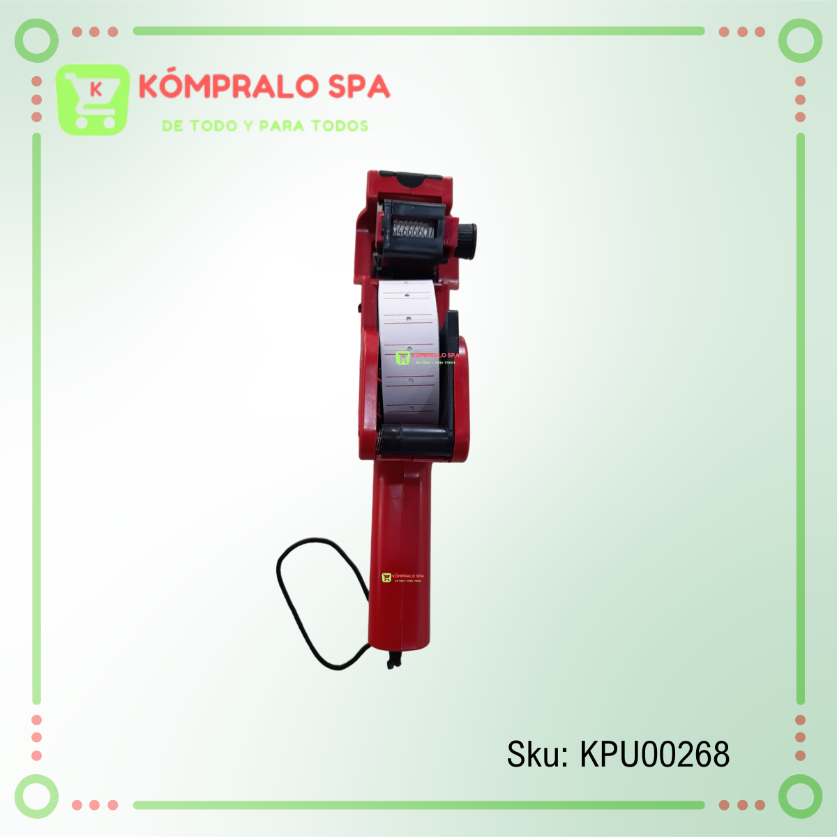 65 Maquina Etiquetadora De Precios Mx550 Roja - Imagen 4