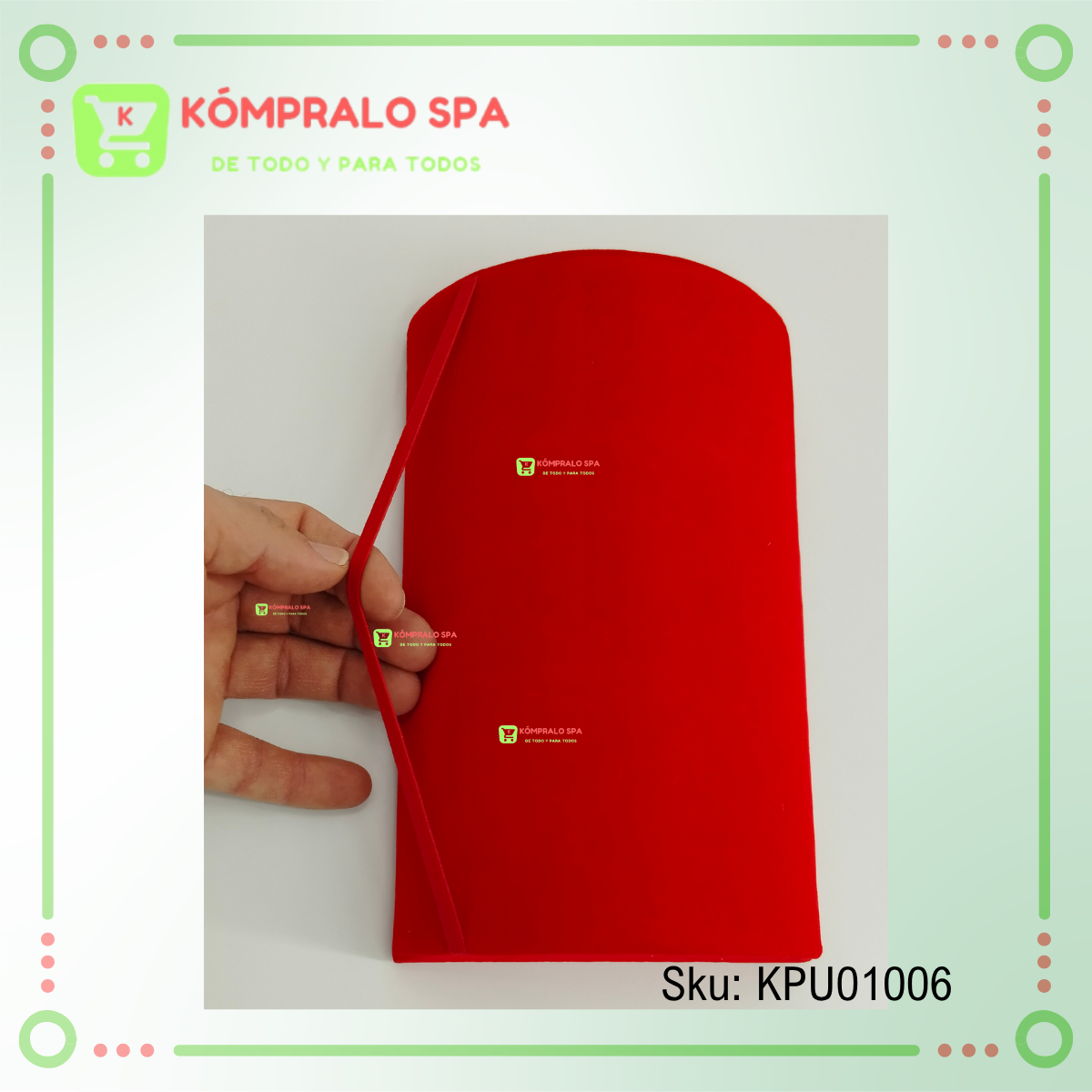 131 Almohada Exhibidora Candenas Collares Esclavas tobilleras Terciopelo Rojo 22cm Ky - Imagen 8