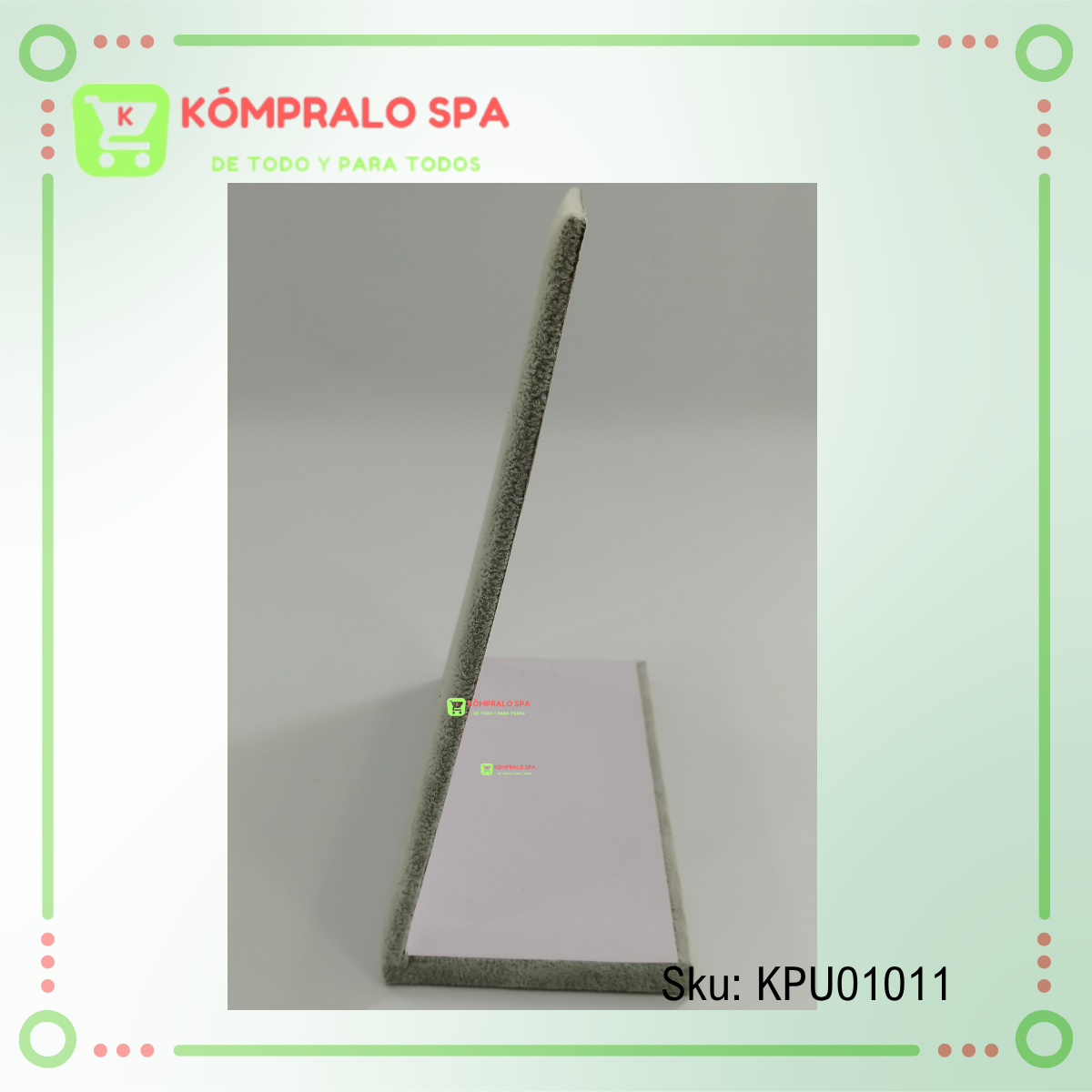 271 Exhibidor De Dijes y Pircing 25 Unidades Terciopelo Gris 24cm - Imagen 9